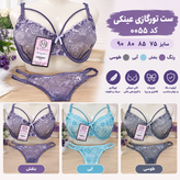ست شورت و سوتین تورگاز عینکی فنردار میکسوریا کد ۰۰۵۵ رنگبندی و سایزبندی
